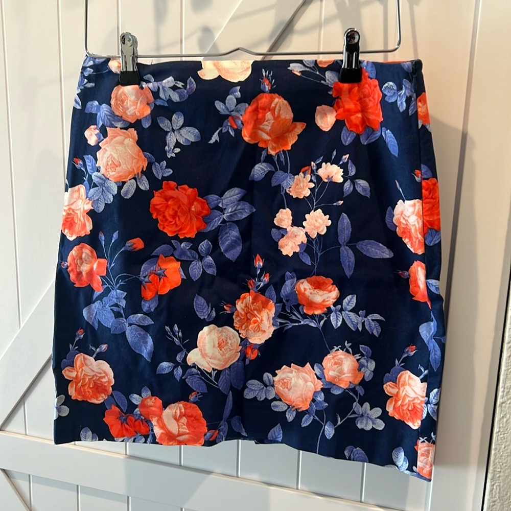 Talbots Floral Skirt EUC Size 4